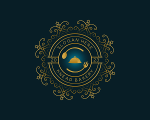 Restaurant Eatery Luxury logo design