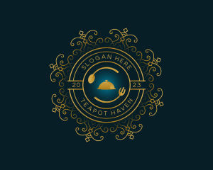 Restaurant Eatery Luxury logo design