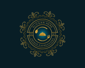 Restaurant Eatery Luxury logo design