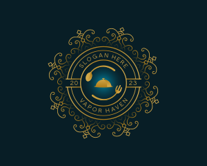 Restaurant Eatery Luxury logo design