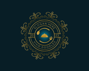 Restaurant Eatery Luxury logo design