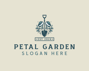 Flower Shovel Landscaping logo design