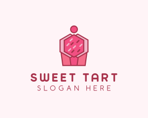 Cupcake Pastry Dessert logo design