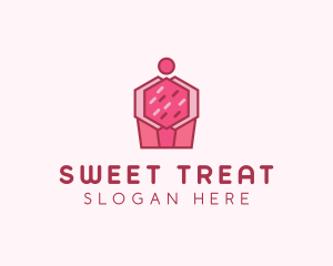 Cupcake Pastry Dessert logo design