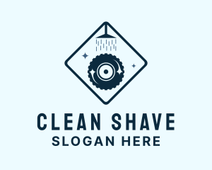 Tire Shower Clean  logo design