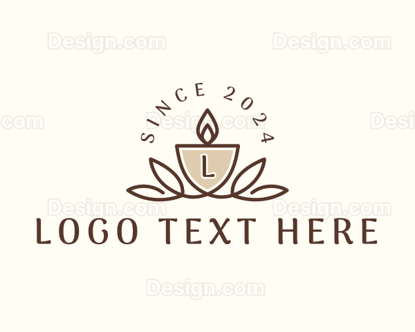 Candle Spa Wellness Logo