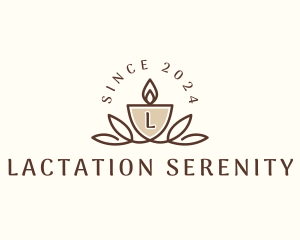 Candle Spa Wellness logo design