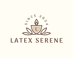 Candle Spa Wellness logo design