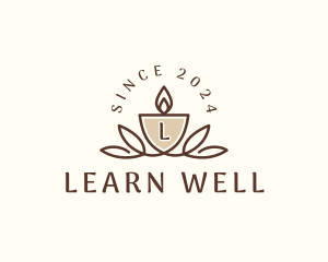 Candle Spa Wellness logo design