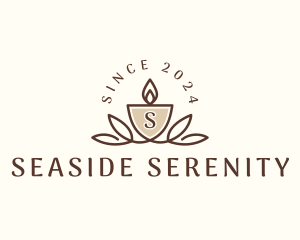 Candle Spa Wellness logo design