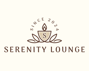 Candle Spa Wellness logo design