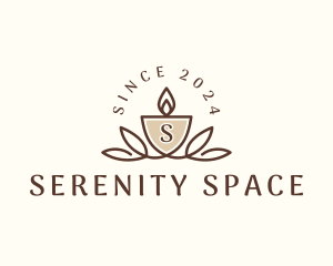 Candle Spa Wellness logo design