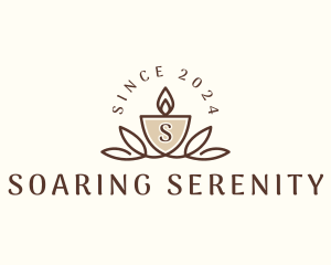 Candle Spa Wellness logo design