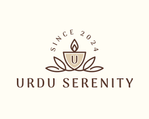 Candle Spa Wellness logo design