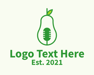 Green Mic Avocado  logo