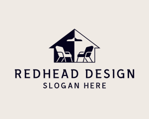 Furniture Interior Design Chair logo design