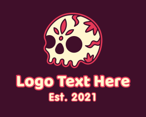 Decorative Dead Skull logo