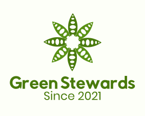 Green Garden Leaf logo design