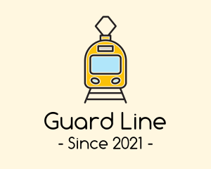 Train Railway Transit logo design