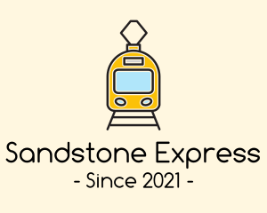 Train Railway Transit logo design