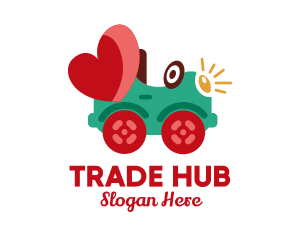 Toy Car Heart  logo