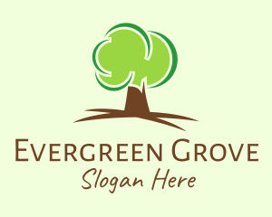 Green Eco Tree logo