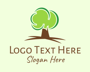 Tree - Green Eco Tree logo design