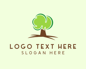 Green Eco Tree logo