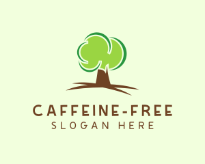 Green Eco Tree logo design