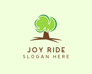 Green Eco Tree logo design