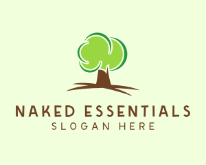 Green Eco Tree logo design