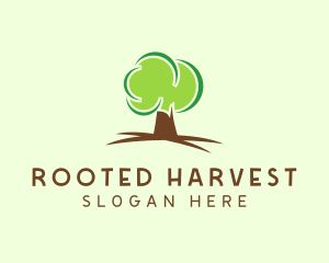 Green Eco Tree logo design