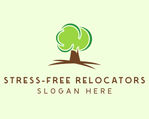 Green Eco Tree logo design