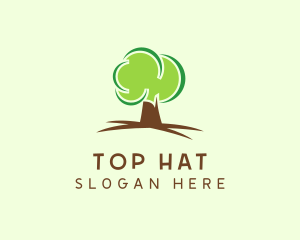 Green Eco Tree logo design