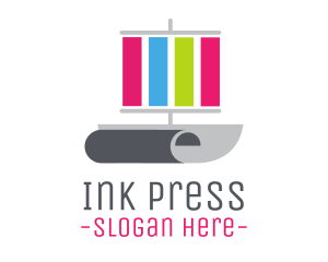 Print Sail Paper Ship logo