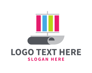 Print Sail Paper Ship logo