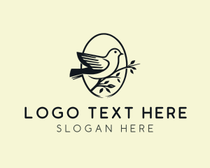 Dove Leaf Branch logo