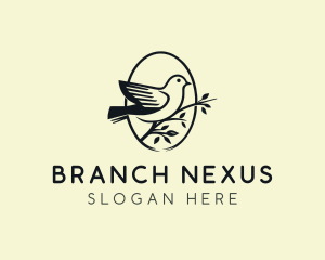 Dove Leaf Branch logo