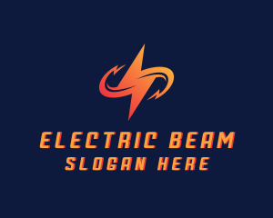 Electric Lightning Bolt logo design