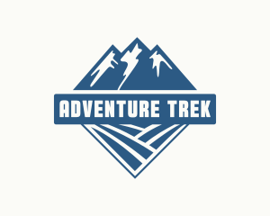 Mountain Adventure Peak logo design