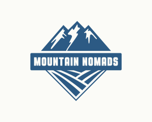 Mountain Adventure Peak logo design