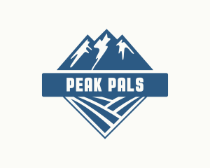 Mountain Adventure Peak logo design