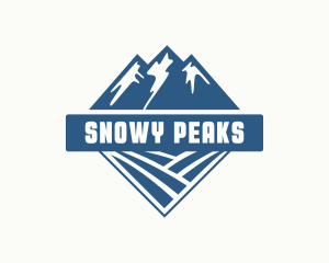 Mountain Adventure Peak logo design