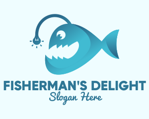 Happy Angler Fish  logo