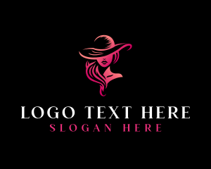 Elegant Woman Hat logo