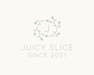 Floral Leaf Vine Decor logo design