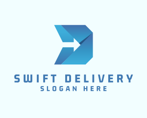 Arrow Delivery Letter D logo