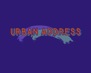 Urban Brush Graffiti logo design