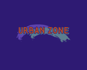 Urban Brush Graffiti logo design