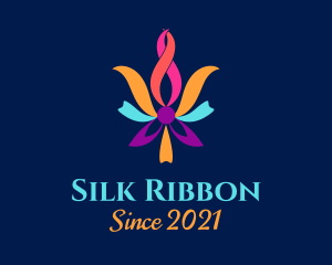 Colorful Ribbon Knot logo design